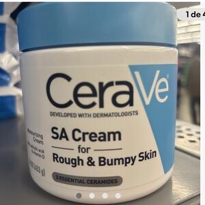 rave SA Cream for Rough & Bumpy Skin - Blue and White